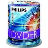 DVD-R PHILIPS DM4S6B00F - 100 Supports - 4.7 Go (120 Min) 16x - Spindle