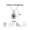 Flower design Natural longrido ruby Ring Earrings Pendant Necklace Set 925 sterling silver jewelry for women's daily party gifts