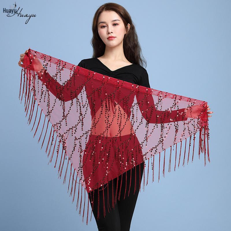 Belly Dance Sequin Tassel Waist & Hip Scarf Costume Belt