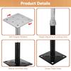 8 PCS Adjustable Floor Jacks Heavy Duty Metal Post Floor Support 5 to 8 Inches Mini Screw House Jack Deck Foundation Lift Suppo