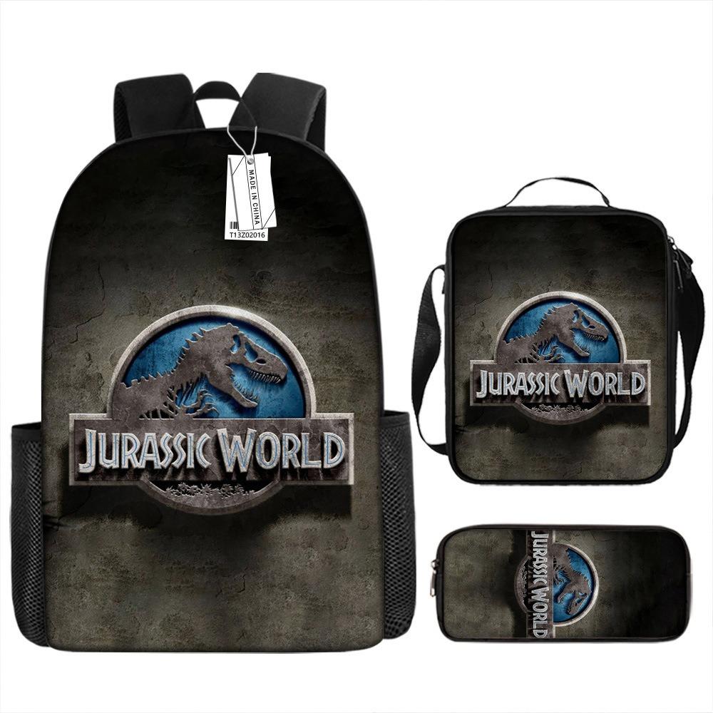 Jurassic Park Trendy Backpack European and American Retro Schoolbag Fourth Grade Bag Dinosaur Backpack