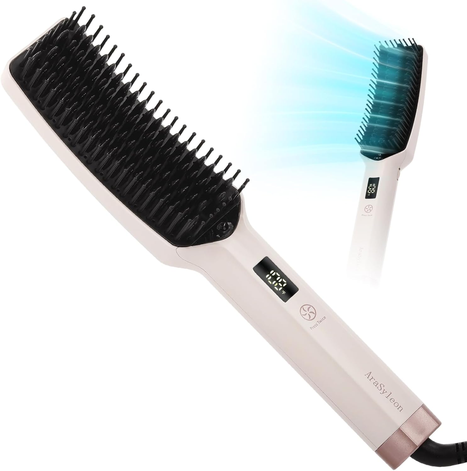 

Brush - Pro Airflow Straightener Quickly Tames Frizz for Sleek, Straight Hair Ceramic Anti-Scald United States