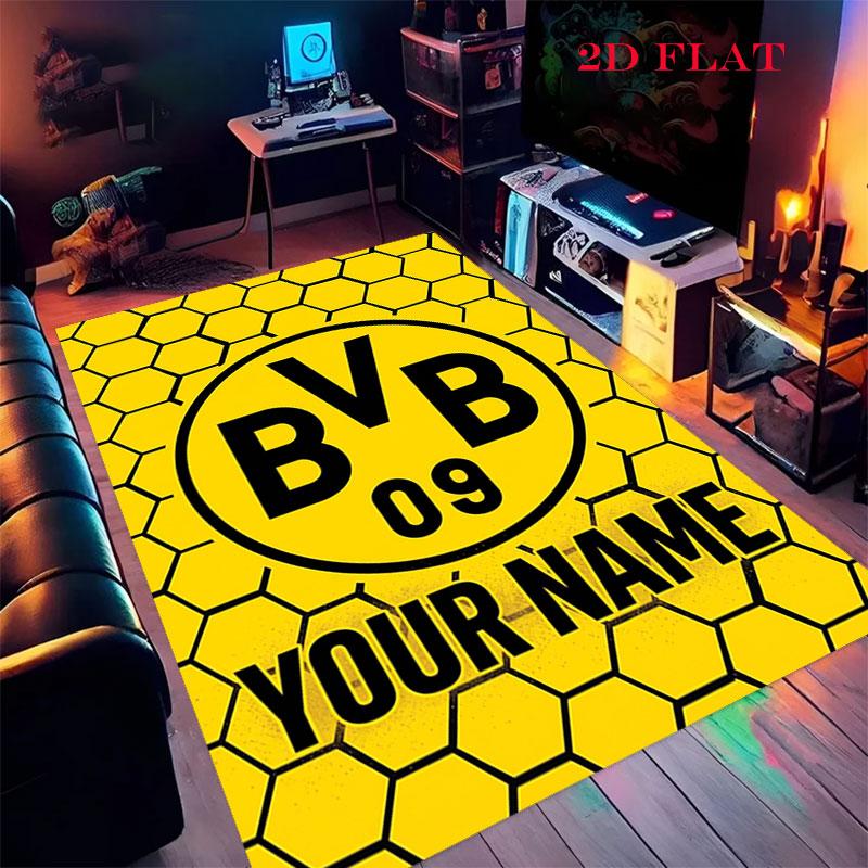Custom Bvb Carpet Rug for Living Room Bedroom Home Sofa Decoration,Kids play Nonslip Floor Mat