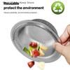 3-Pack Stainless Steel Sink Filter with Handle - Kitchen Food Hair Strainer Disposable Mesh Drains Filter Sink 3 Sizes Available
