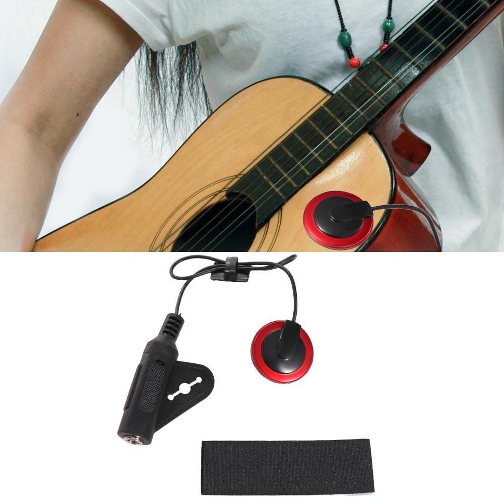 

Piezo Contact Guitar Pickup Instrument Sound Guitar Pickup Device Microphone Pickup Violin Ukulel as picture