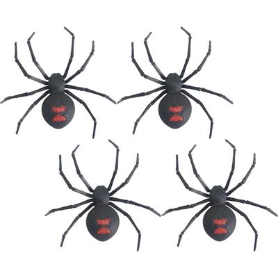Realistic Magnetic Spiders Refrigerator Magnets Sticker Ornament For Horror Home Decors Pranks Gift And Years Round Fun