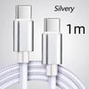 66W 5A Nylon 1/2/3Meters Usb C To Type C Fast Charging Cable For Mosr Mobile Phone Charging Cable