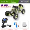 WLtoys 12428 1:12 4WD RC Racing Car High Speed Off-Road Remote Control Alloy Climbing Truck LED Light Buggy Boys Toys Kids Gift