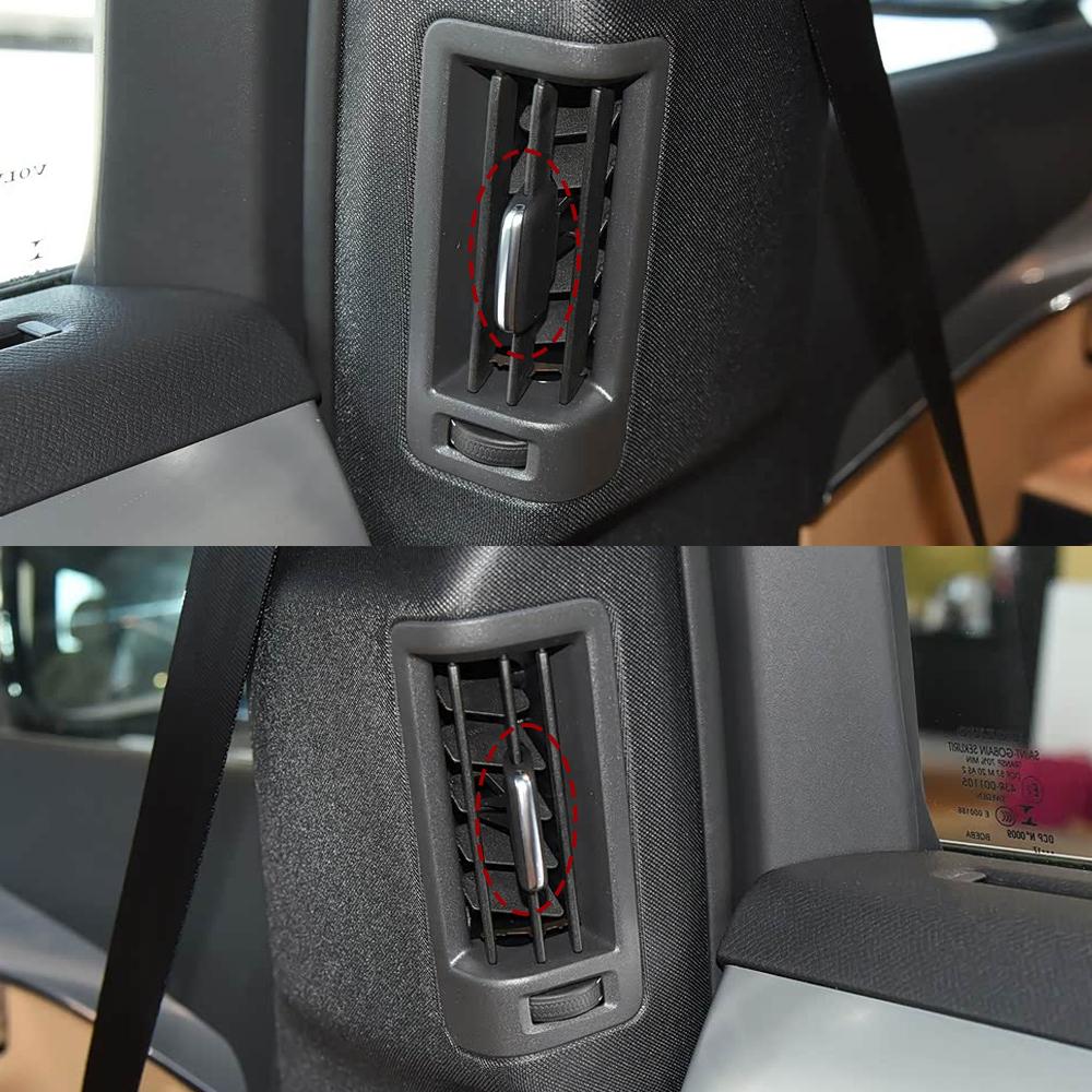 Car Rear AC Conditioning Pillar B Air Vent Grille Outlet Tab Slider Clips Repair Kit For Volvo XC90 V90 S90 31497122 31497124
