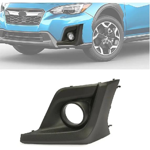 Left & Right Fog Light Bezel Cover for Subaru Crosstrek 2018- Front Bumper Fog Lamp Trim 57731FL092 57731FL082 Left