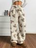 Leopardenmuster Weite Leggings - Europäischer und Amerikanischer Stil