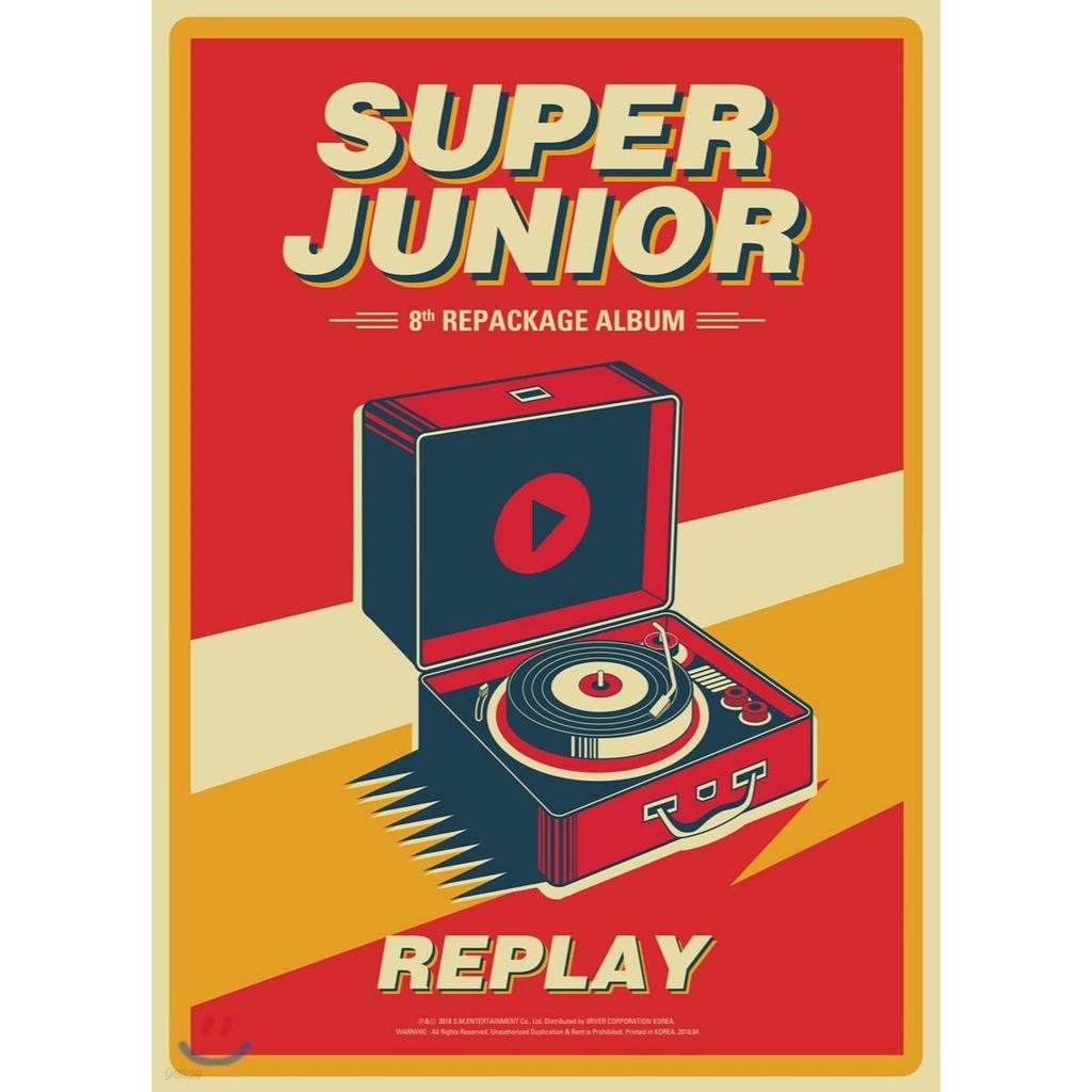 Super Junior 8th Repackage Album : Replay