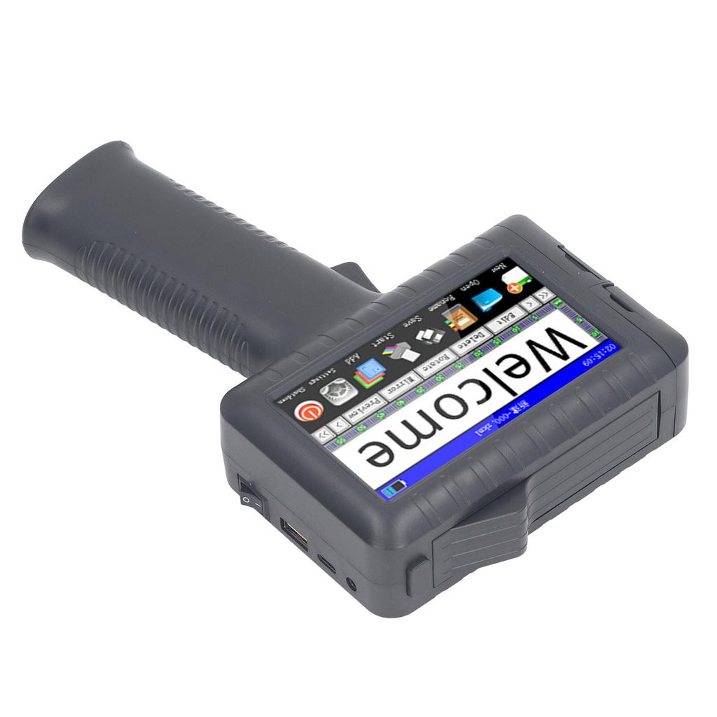 Handheld Inkjet Printer HD LED Touch Screen Support Multi Language Portable Mini Logo Printer
