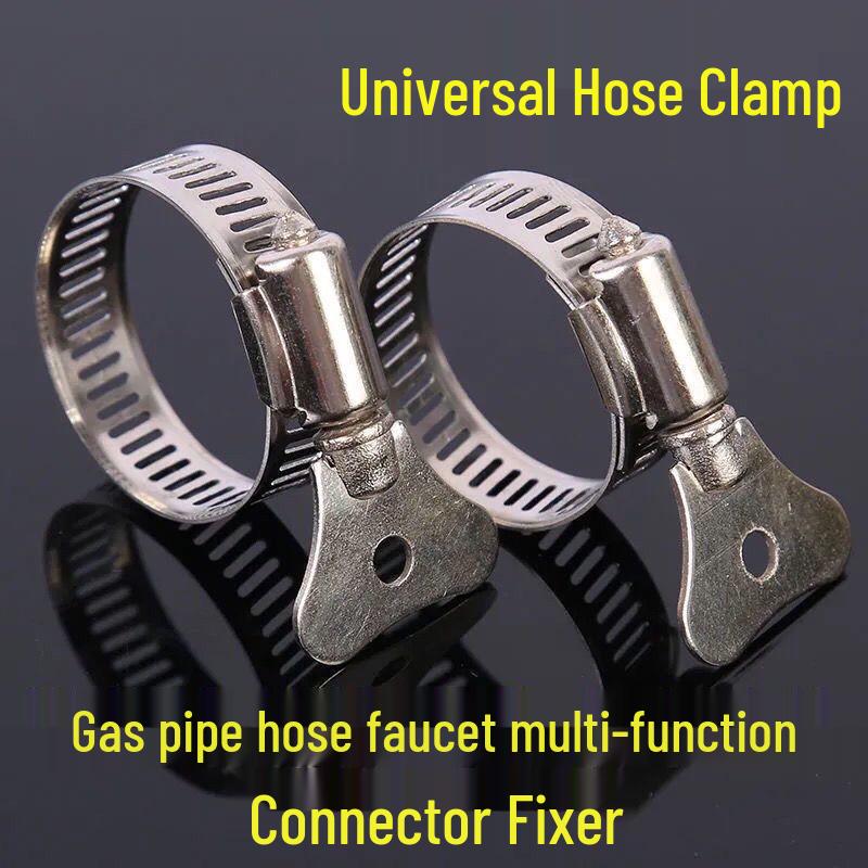 Stainless Steel Hose and Pipe Clamp for Secure Water and Gas Connections