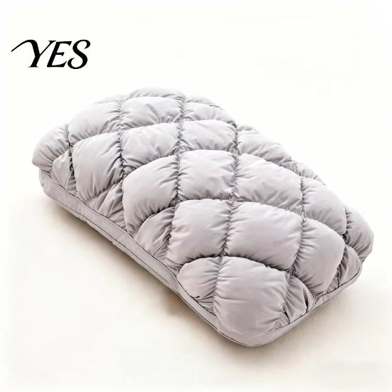 Cozy Lounge Pillow Pineapple Bun Pillow, Fluffy Quilted Bed Cooling Marshmallow-Soft Everyday Use for Adults Bedroom Dorm Sleeping Couch Lounging Warm