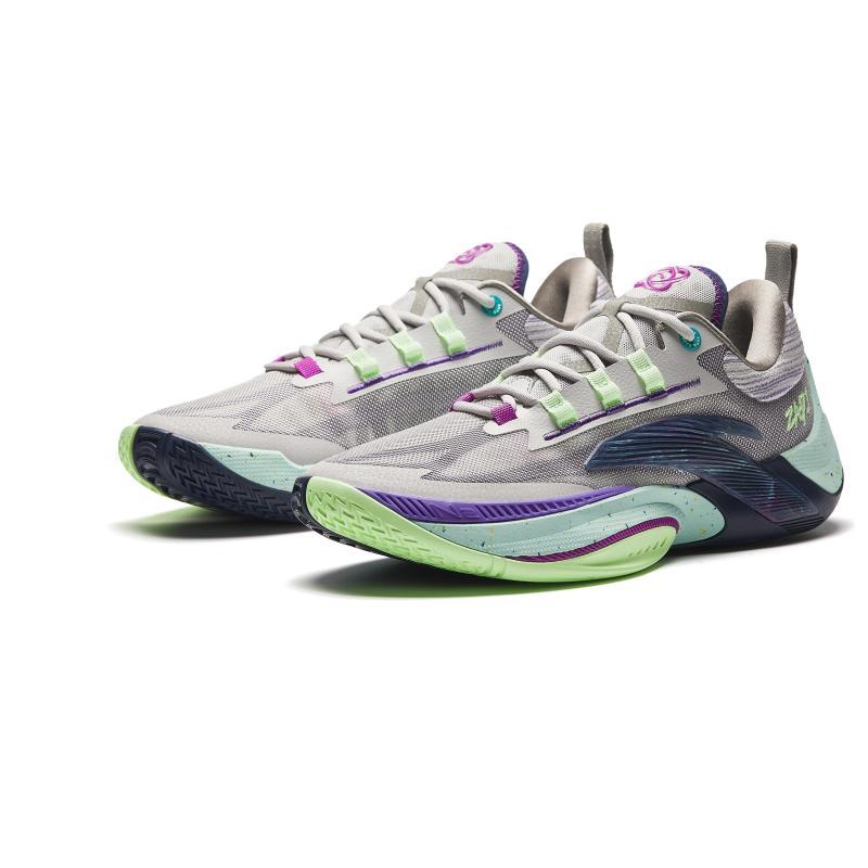 ANTA X Donte DiVincenzo Instant Zap 1 'Grey Purple Green' Sneakers 912411110Q-6