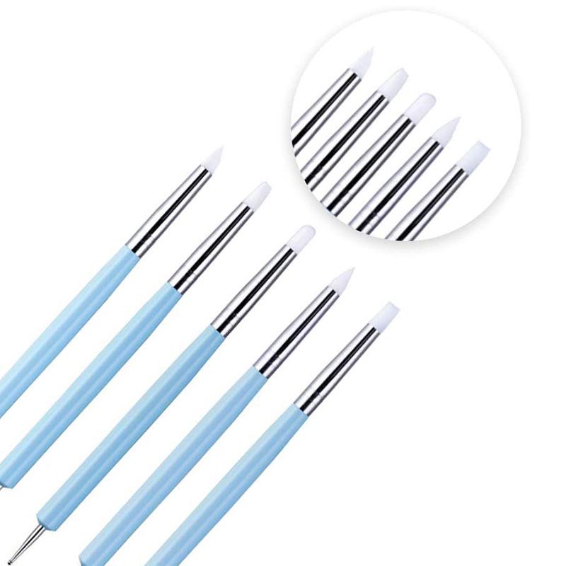Exclusive Pottery Sculpting Tools: Steel Ball Rod & Silicone Pen Carving Set