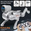 2.4G Rc Dog Sing Dancing Programming Mechanical Voice Dialogue App Remote Control Cute Expression Puppy Kids Toy Christmas Gifts