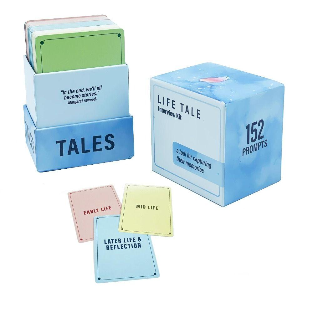 

Книги правдивих історій. 152 набору для інтерв’ю з життєвих історій. Картки. Казки. Набір для інтерв’ю