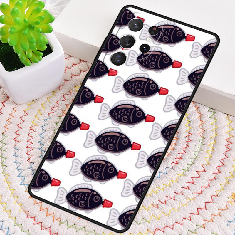 Sushi Soy Fish TPU Phone Case For Samsung Galaxy note 10 pro S26 S25 S24 S23 S22 Ultra Plus S21 FE S20 Shockproof Cover