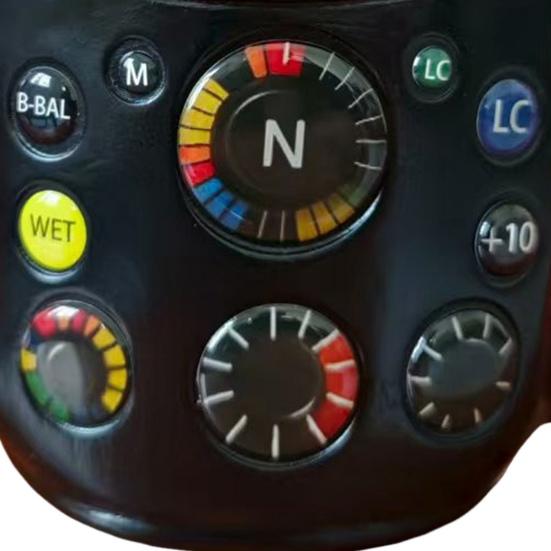 Ceramic Coffee Mug Racing Steering Wheel Pattern Ergonomic Handle Mug Non-Slip Bottom Coffee Cup Christmas Present