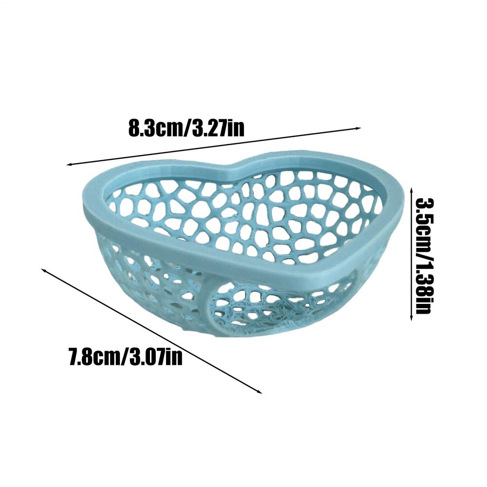 Aquarium Floating Cave Heart Shape Fish Shrimp Hideout Shelter Hammock Feeding Ring Resting Spot for Betta Small Aquatic Pets