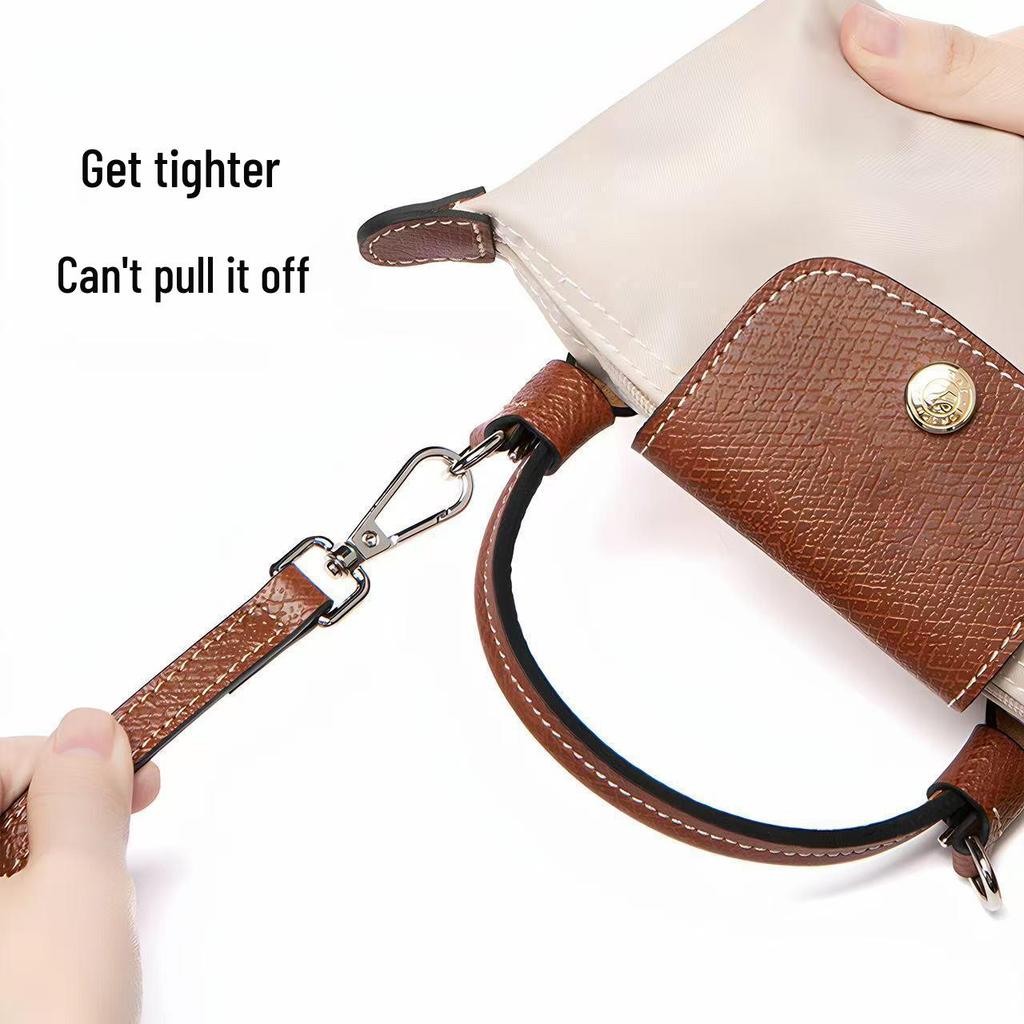 Axelrem med läderspänne för Dumplingväska - Hålfri, 0,9 cm*1,2 cm