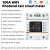 Tuya WiFi Intelligent Circuit Breaker Bidirectional Metering Power Meter Reclosure Switch with Multiple Protections