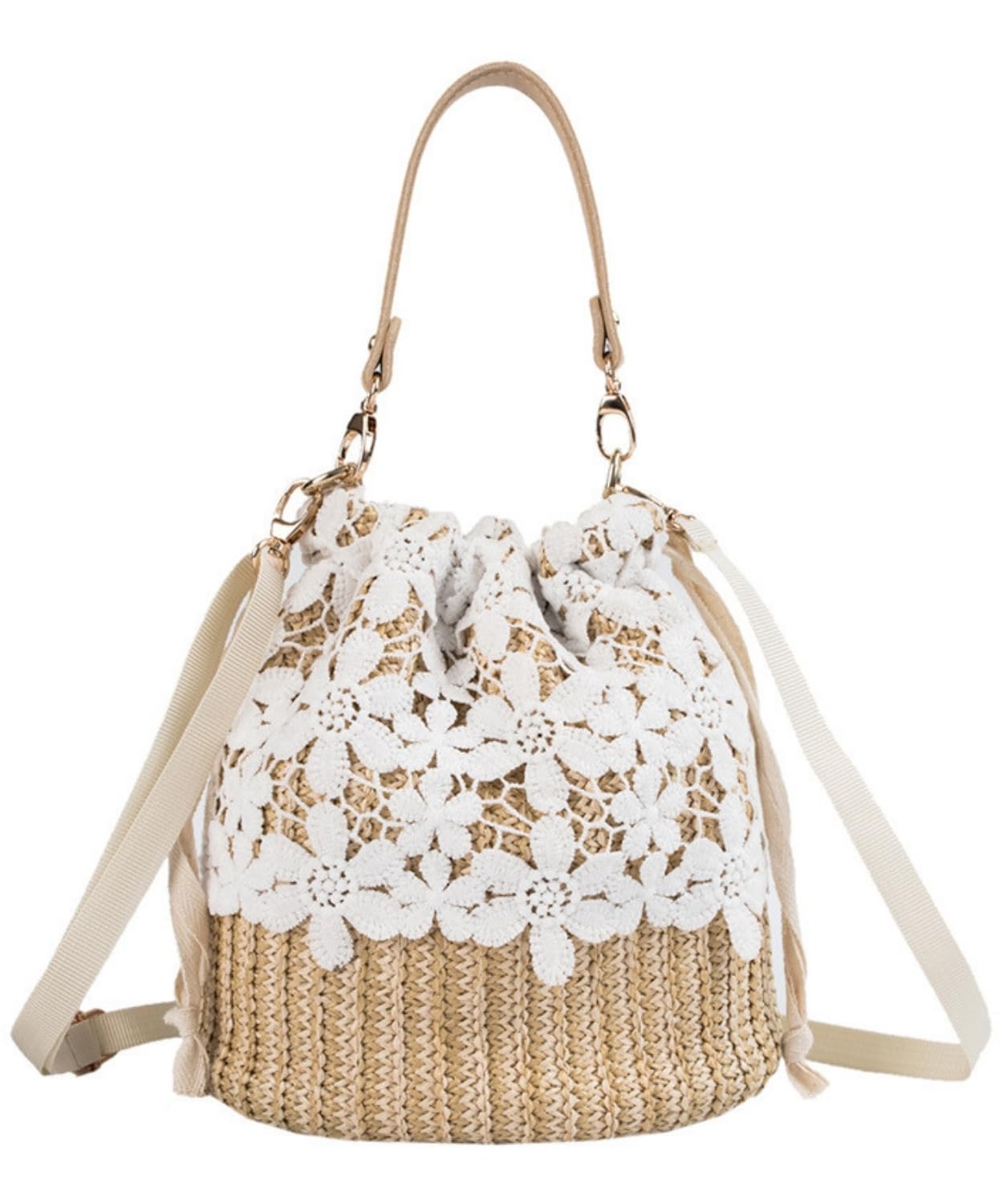 

Elixio Basket Bag, Yukata Bag, Drawstring Bag, Mini Shoulder Bag, Bucket Bag, Mini Bag, Handbag, Bucket-Shaped Bag, Women s, Lightweight, Summer,