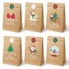 Christmas gift bag gift packaging bag Amazon Santa flat mouth paper bag Christmas Eve apple packaging bag