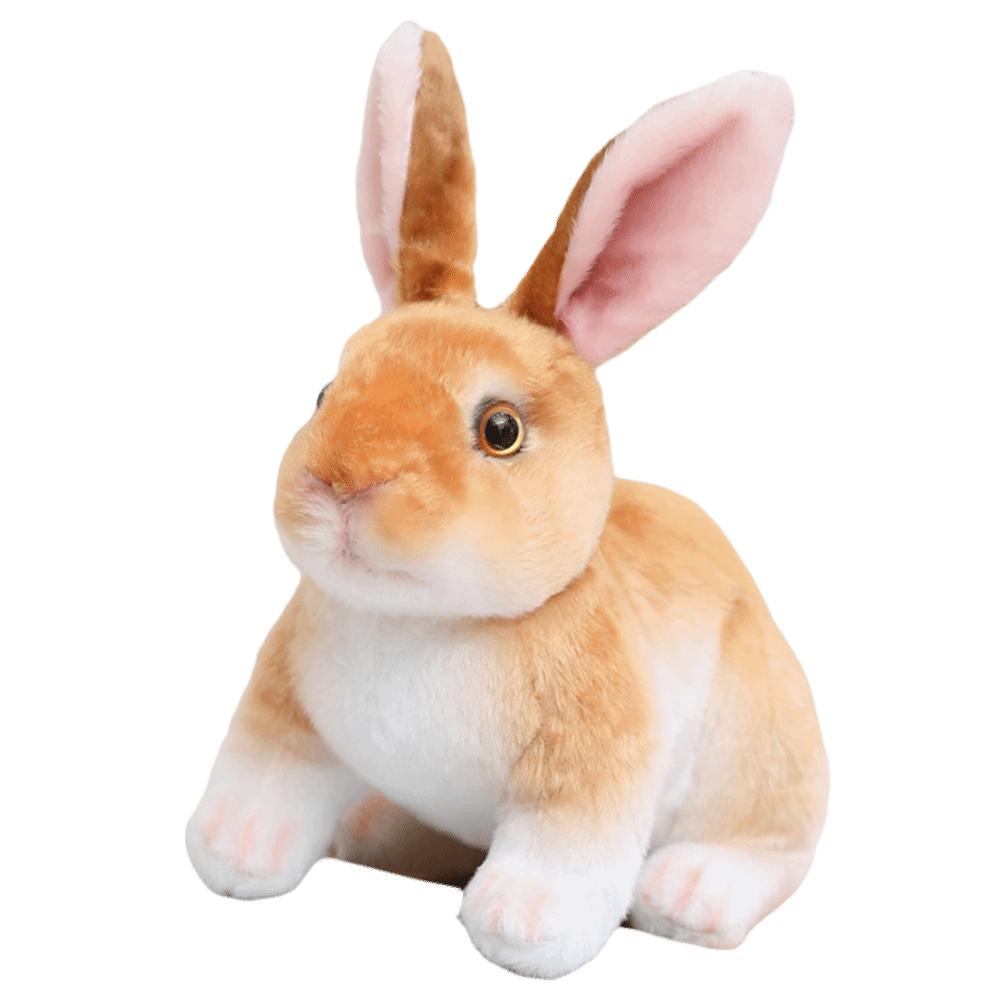 Soft Skin-friendly Simulation Animal Doll Long Ears Realistic Rabbit Plush  Birthday Gift