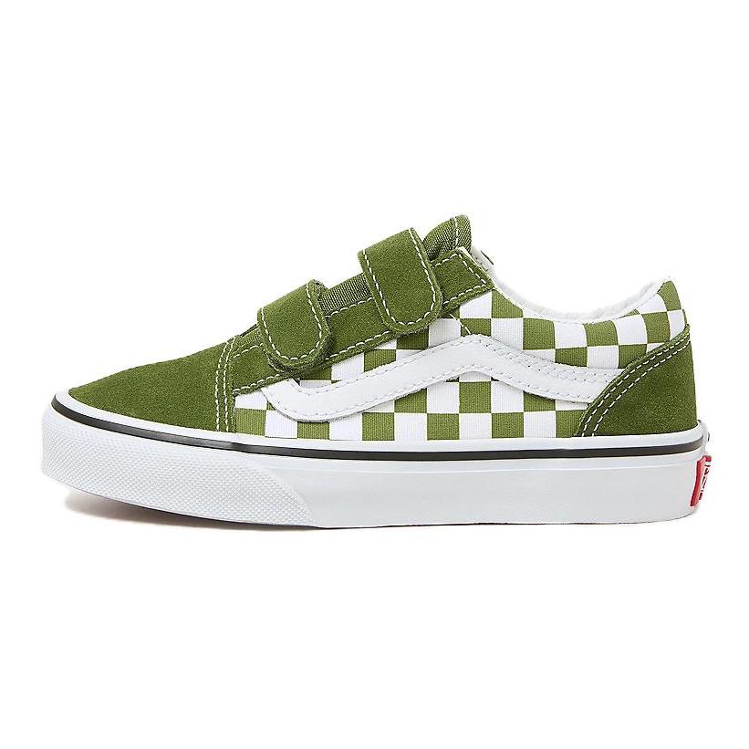 New Vans Abrasion Resistant Support Low Top Kids' Skateboarding Shoes Green Kids' VN000CYWCIB