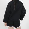 Puma Sweatshirts Women's Black Stand Collar Moderate Regular 530299-01