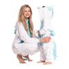Piżama dla dzieci dziecięca kigurumi onesie jednorożec niebieski 105-115 cm