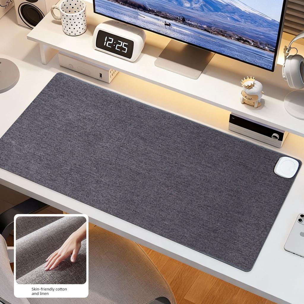 Heated Mouse Pad, Office Desk Warmer, Computer Desktop Heating Pad, Student Homework Heating Pad, Thickened Hand Warmer Pad