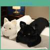 Cute Black Cat Long Plush Pillow Soft Stuffed Animal For Kids And Girls Sleepovers