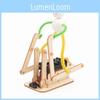 Wooden Customizable Diy Running Robot Stem Educational Toy For Middle And Elementary School Science Experiments