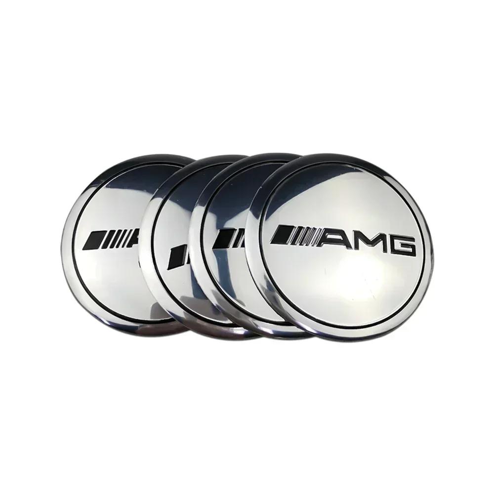 C200 E200 New 2025 For Mercedes Benz 75mm Car Wheel Hub Emblem Sticker for Mercedes Benz W203 W204 W205 W209 W210 W211 W212 W176