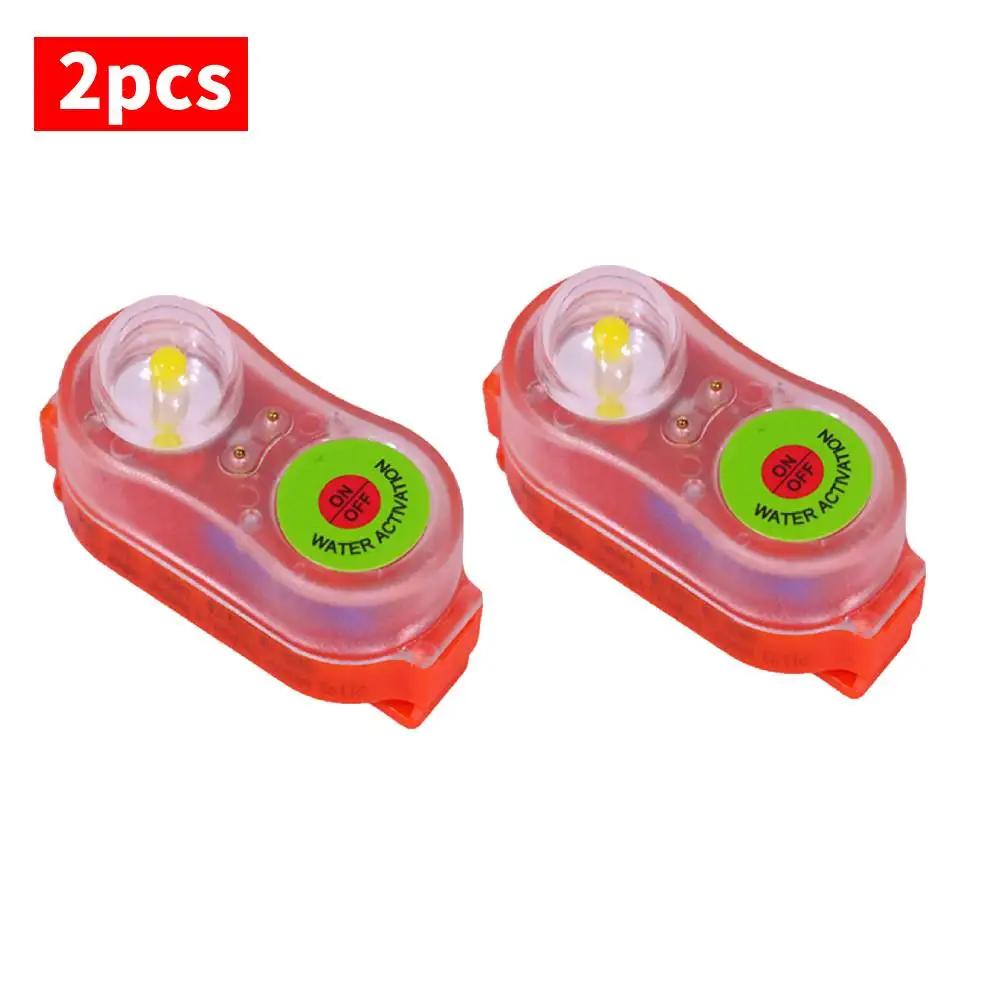 1-10 PCS Surfing Life Jacket Light LED Lithium Position Indicator Self-Lighting Life Saving Swimming Warning Lamp Attract Safet