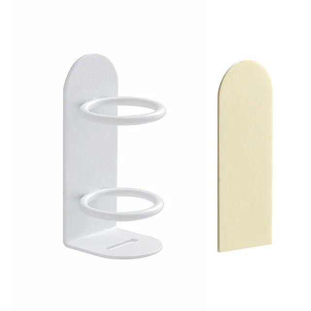 Wandmontierter Halter für elektrische Zahnbürsten, Zahnbürstenhalter aus Metall, Rasiererhalter, Lagerregal, platzsparendes Badezimmerzubehör