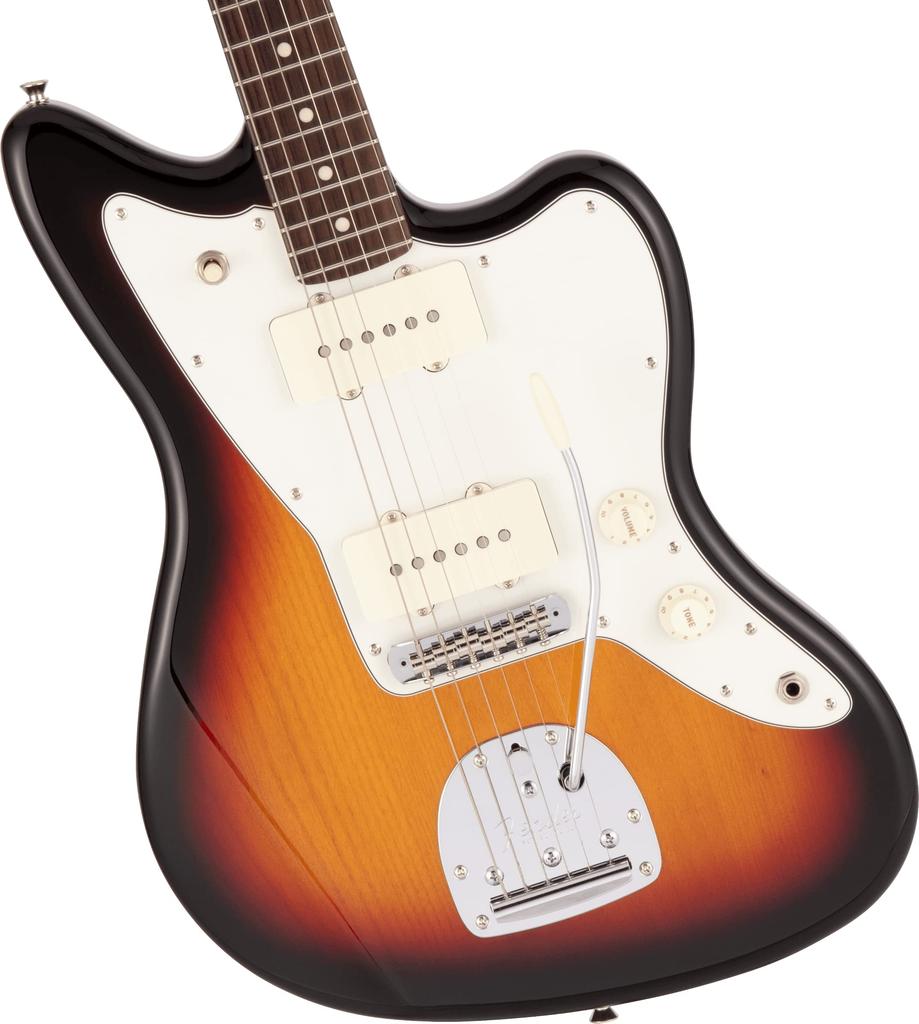 Fender Hybrid II Electric Made In Rosewood Sunburst Jazzmaster® Guitar, Japan, Fingerboard, 3-Color