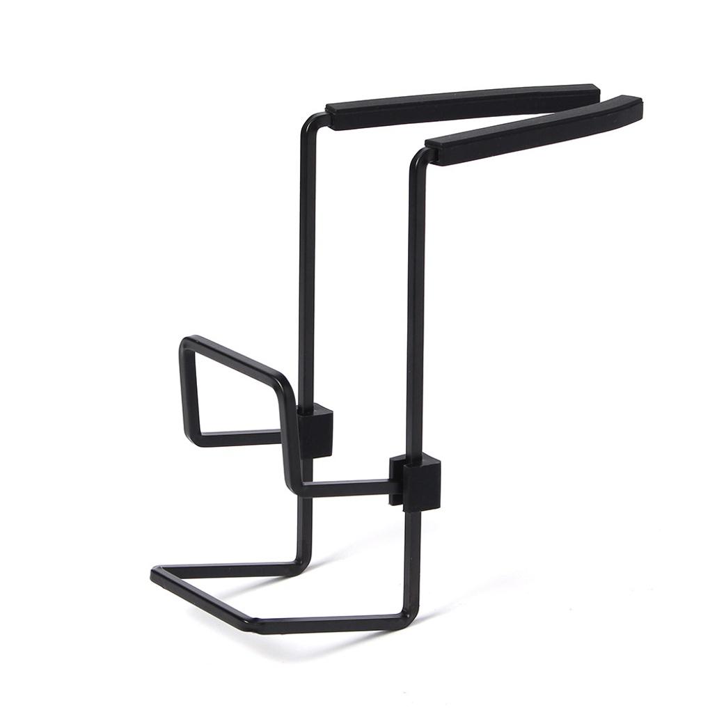 2-tier Dishwashing Sponge Holder (black) Sink Dishwashing Sponge Holder