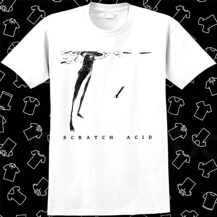 Scratch Acid Rock Punk Noise Music Retro T Shirt 1107 S