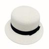 Parent-Child Spring And Summer Straw Hat Travel Seaside Sunshade Sunscreen Casual Hat Strength One Piece