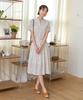 Ppaeppae Floral Half-Open Long Dress