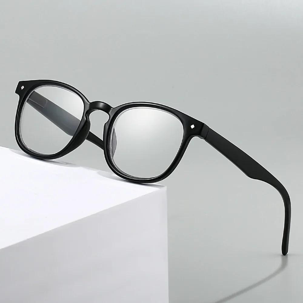 Personality Round Full Frame Reading Glasses Lady Anti-Blue Light Clear Lens Presbyopia Eyeglasses Men Hd Eye Protection Eyewear