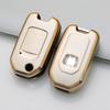 Flowing Sand Champagne Gold Car Key Cover for 2-3 Button Honda Vezel, XRV, CR-V, Spirior, Accord.