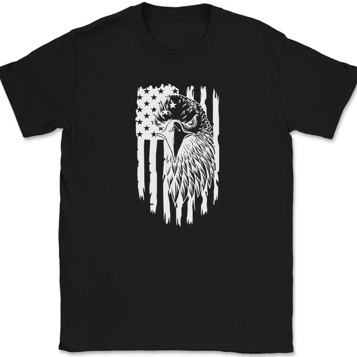 American Eagle T-Shirt Flag USA America 4th of July Patriot Pride Graphic Tee