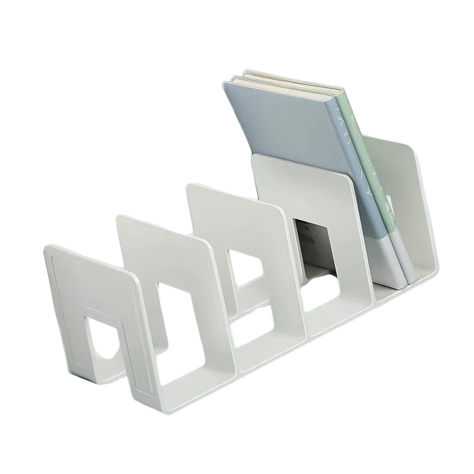 

Стол Boodend с 4 отделениями, многофункциональный стол Bood End, подставка для журналов и книг, органайзеры для экономии места на столе белый