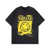Summer new European and American washing water old trendy brand short-sleeved vintage high street American retro T-shirt trendy men's and women's